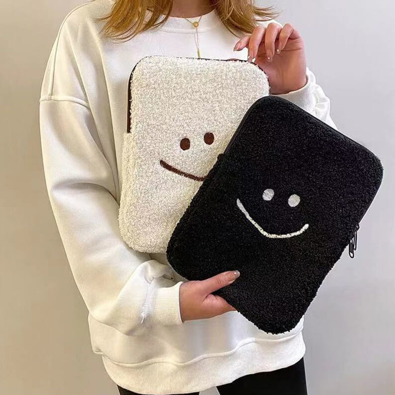 13 Inch Cute Laptop Sleeve Bag For Mac Ipad Pro Cotton Laptop
