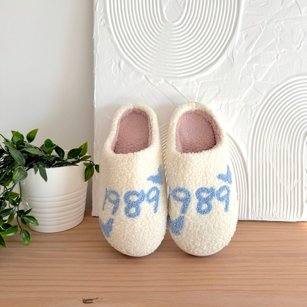 1989 Plush Slippers