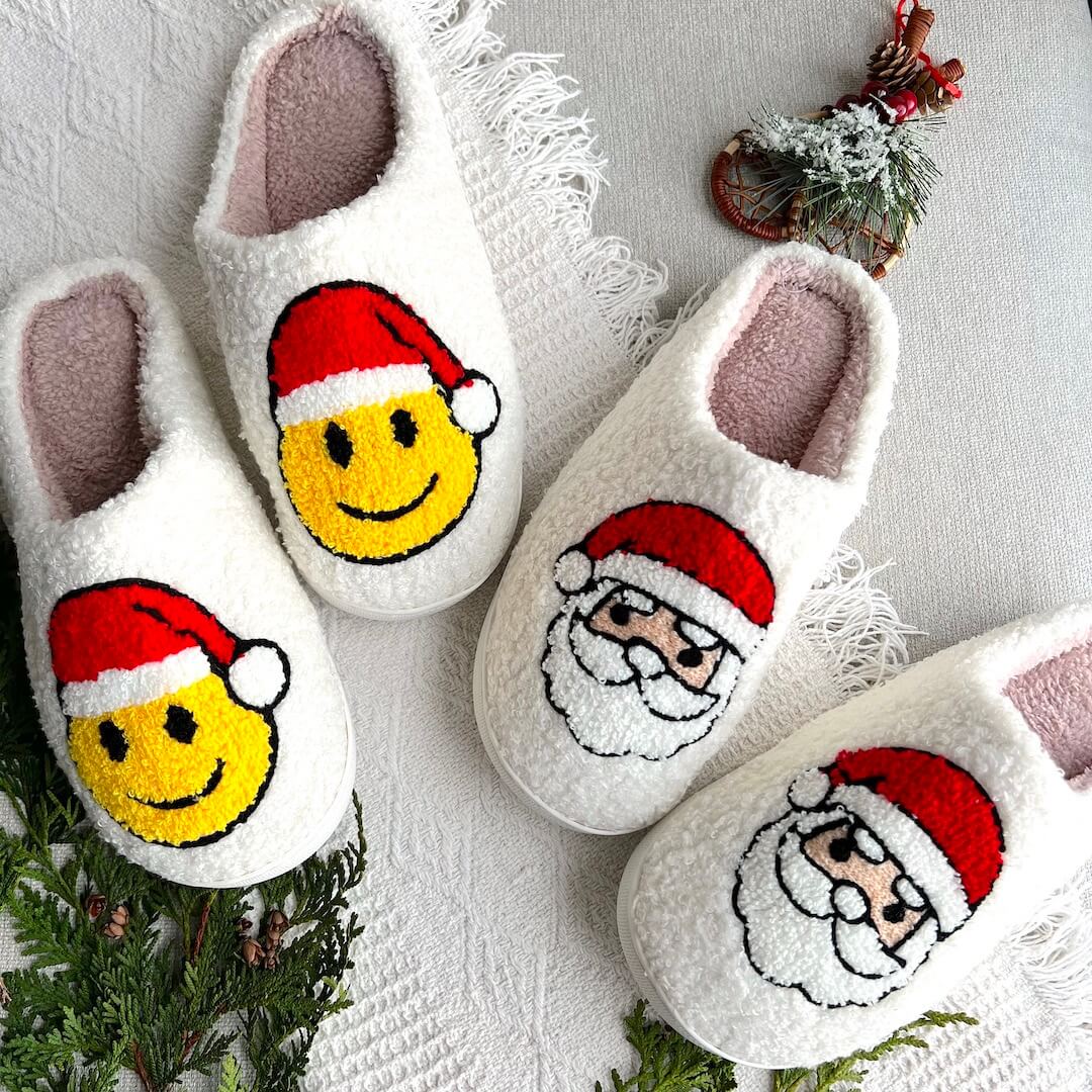 Joyful Christmas Slippers