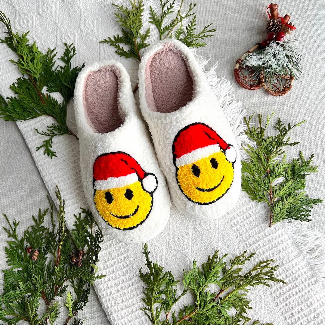 Joyful Christmas Slippers