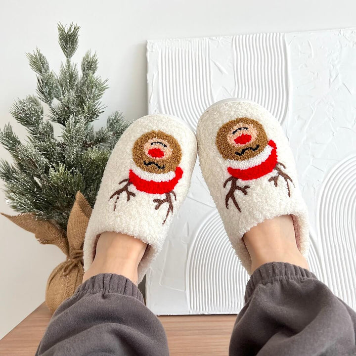 Joyful Christmas Slippers Nordic Peace
