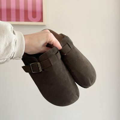 Nordic Suede Clogs