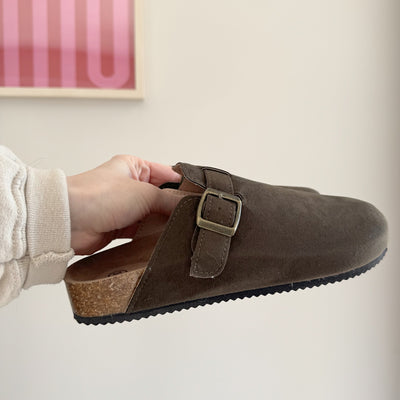 Nordic Suede Clogs