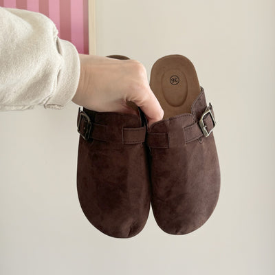 Nordic Suede Clogs