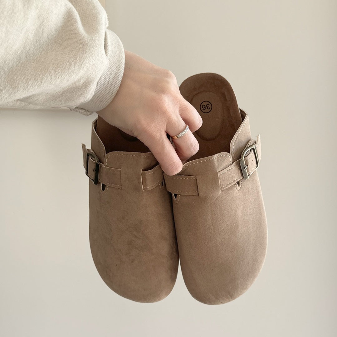 Nordic Suede Clogs