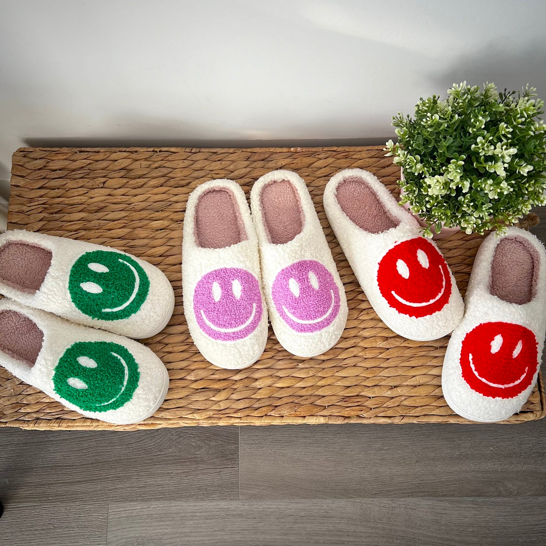 Limited Edition Happy Face Slippers