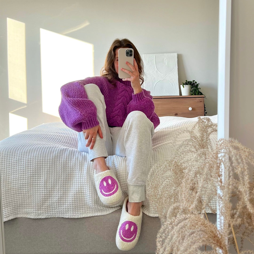 Limited Edition Happy Face Slippers