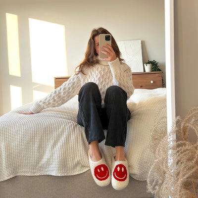 Limited Edition Happy Face Slippers