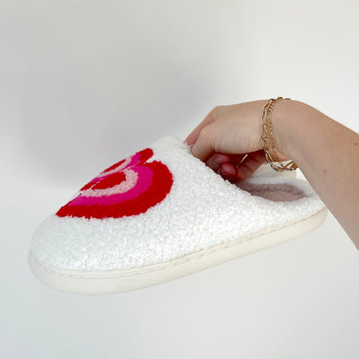 Vintage Heart Slippers