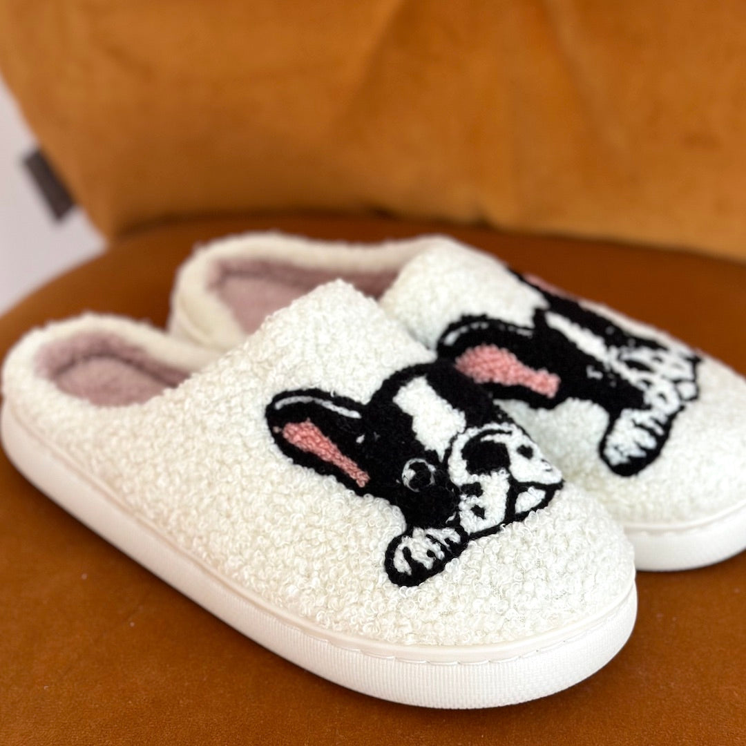 Chaussons Boston Terrier