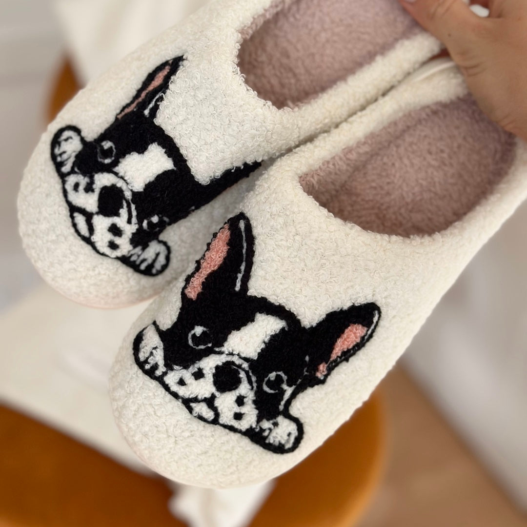 Boston Terrier Slippers