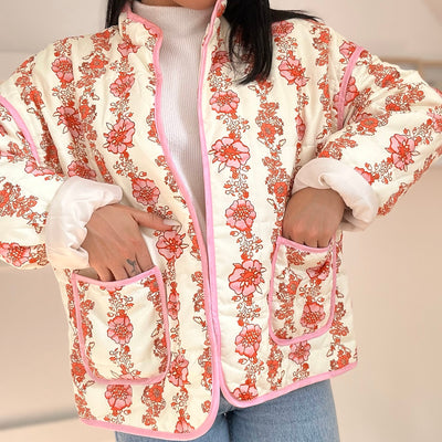 Sarah Floral Quilted Jacket