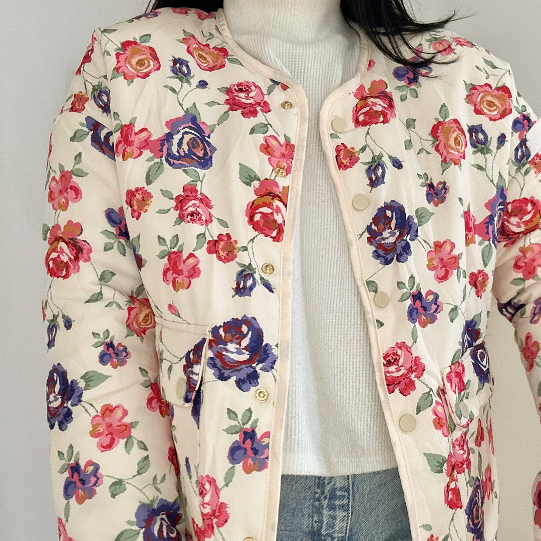 Thea Floral Quilted Jacket