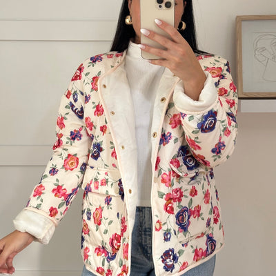 Thea Floral Quilted Jacket