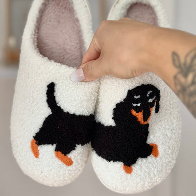 Dachshund Slip-on Slippers