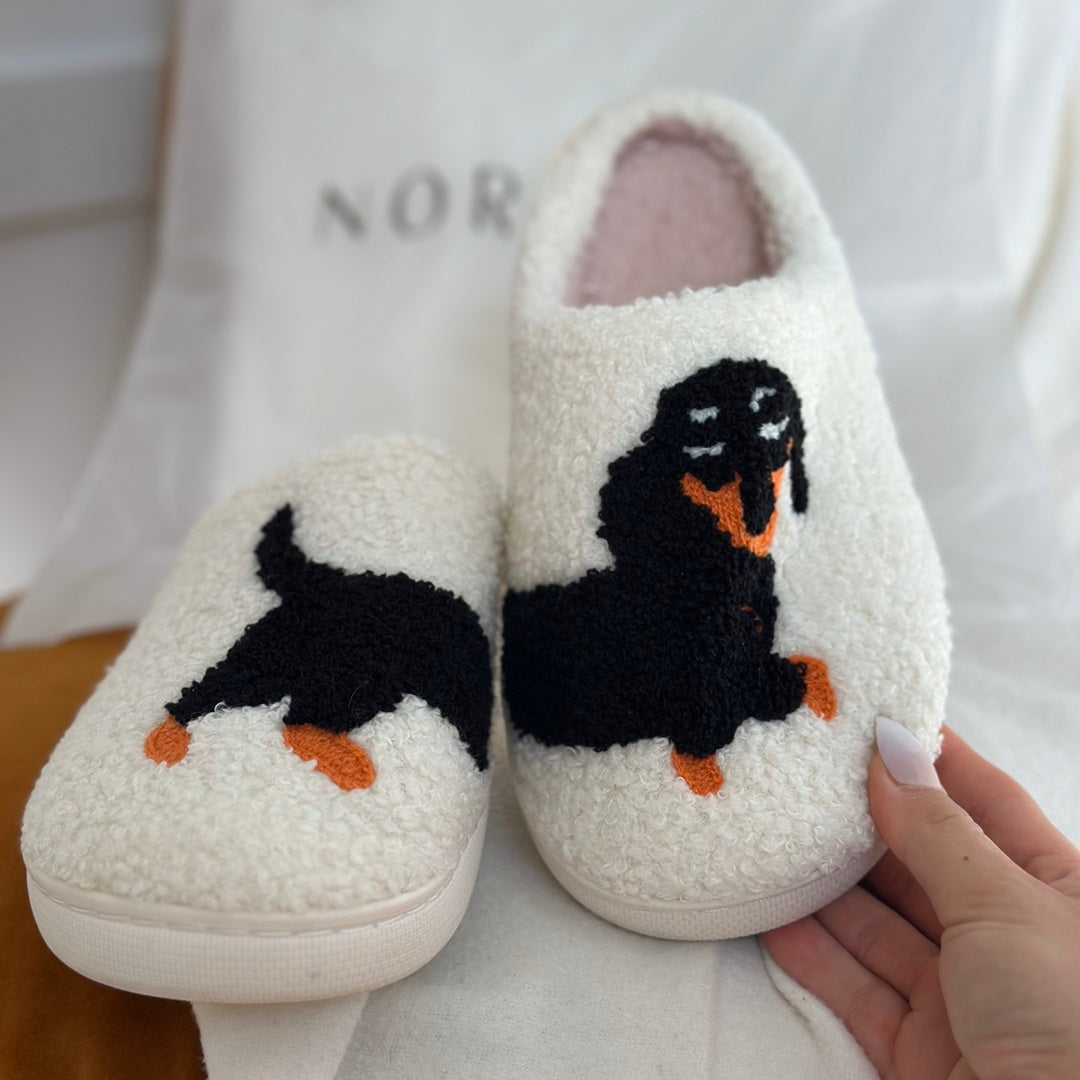 Dachshund Slip-on Slippers