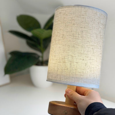 Nordic Linen Table Lamp