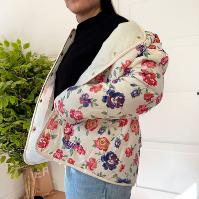 Veste matelassée fleurie Thea 