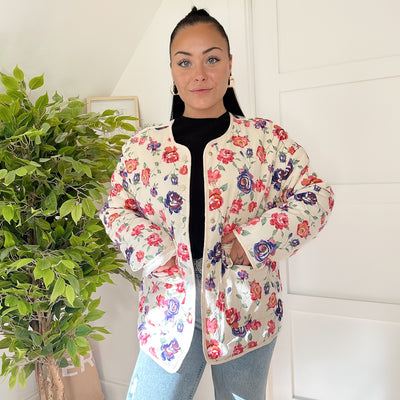 Thea Floral Quilted Jacket