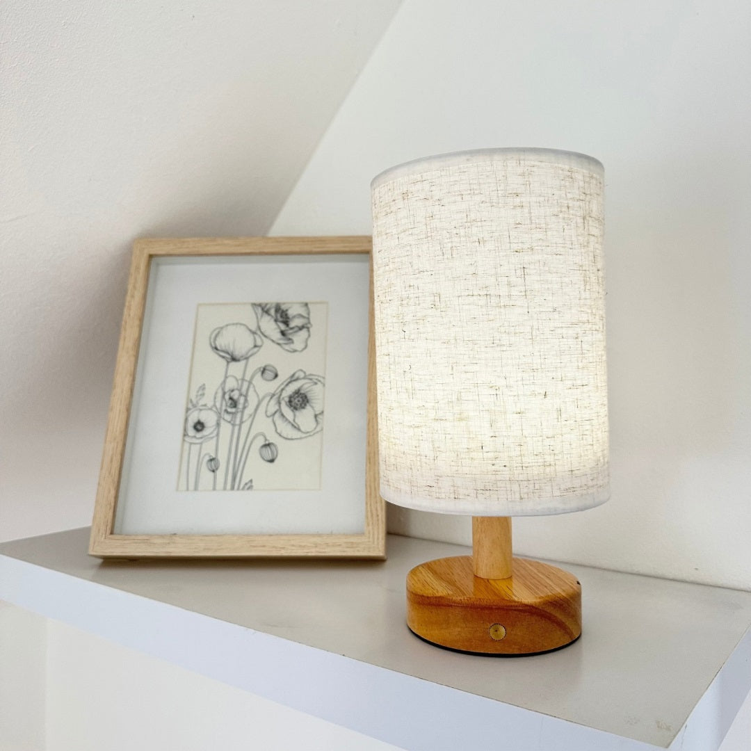 Nordic Linen Table Lamp