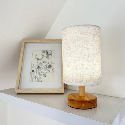 Nordic Linen Table Lamp