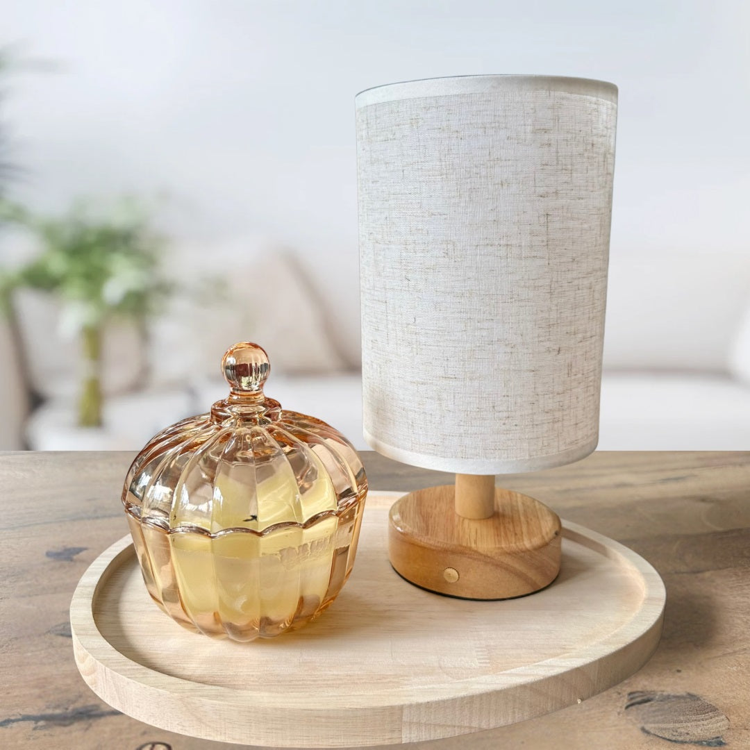 Nordic Linen Bedside Table Lamp – Nordic Peace