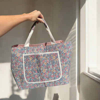 Large Floral Tote Bag