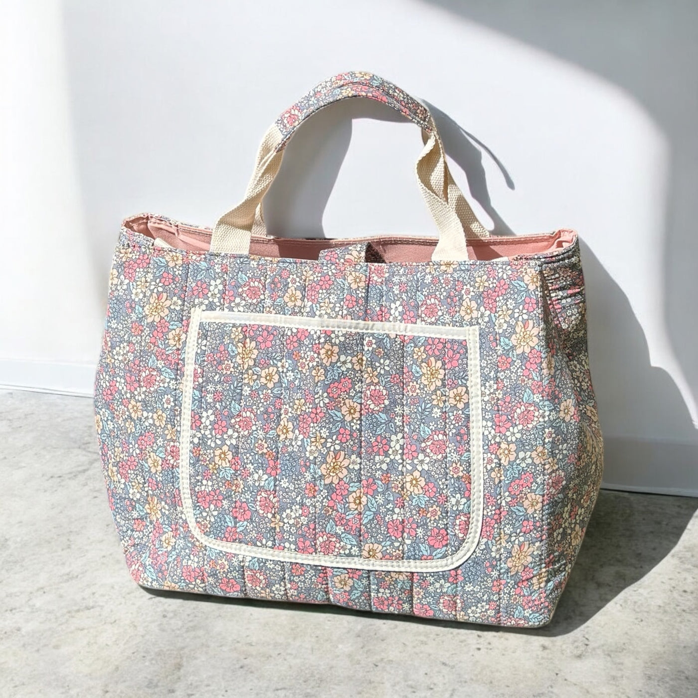 Large Floral Tote Bag