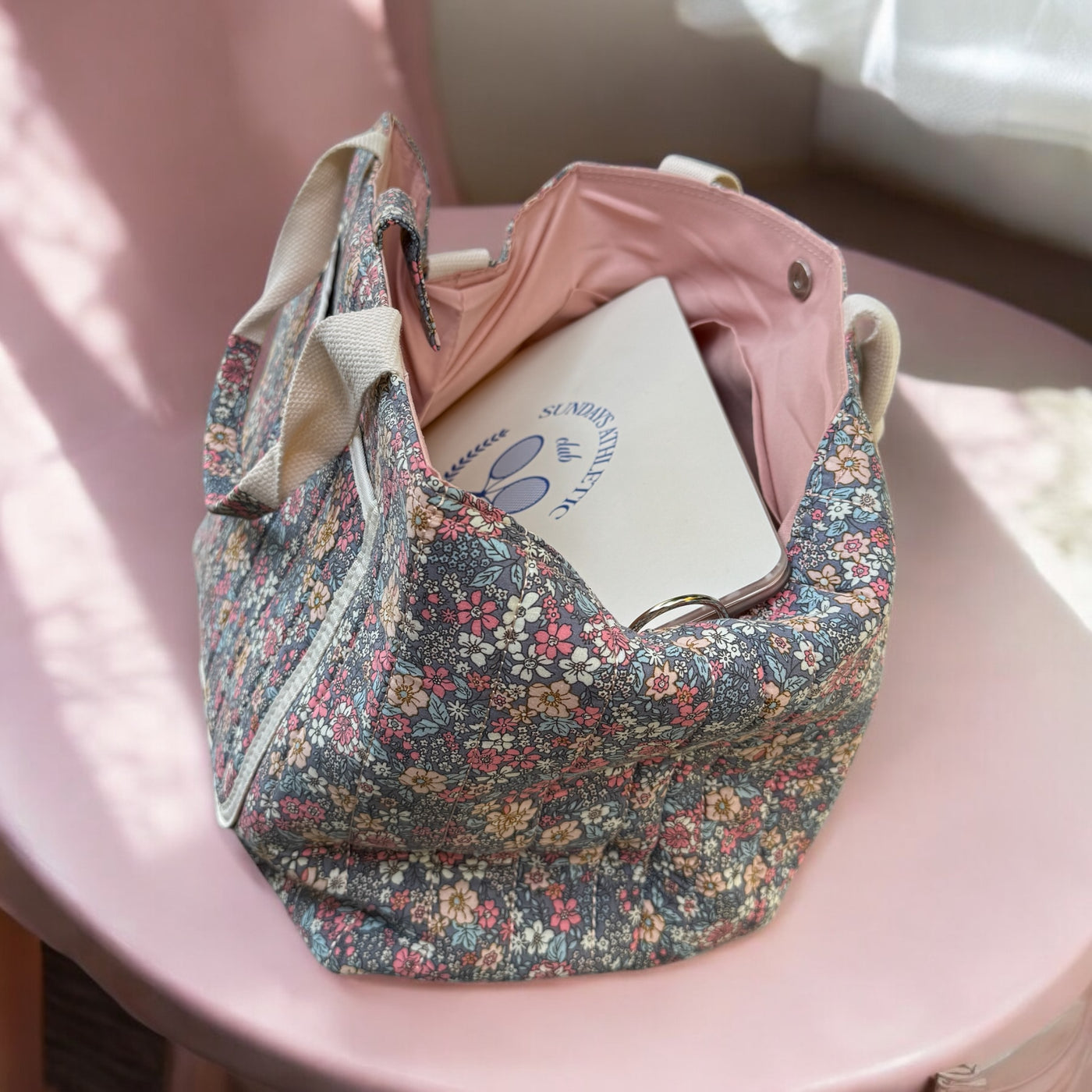 Large Floral Tote Bag