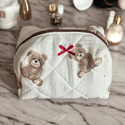 Nordic Quilted Makeup Bag