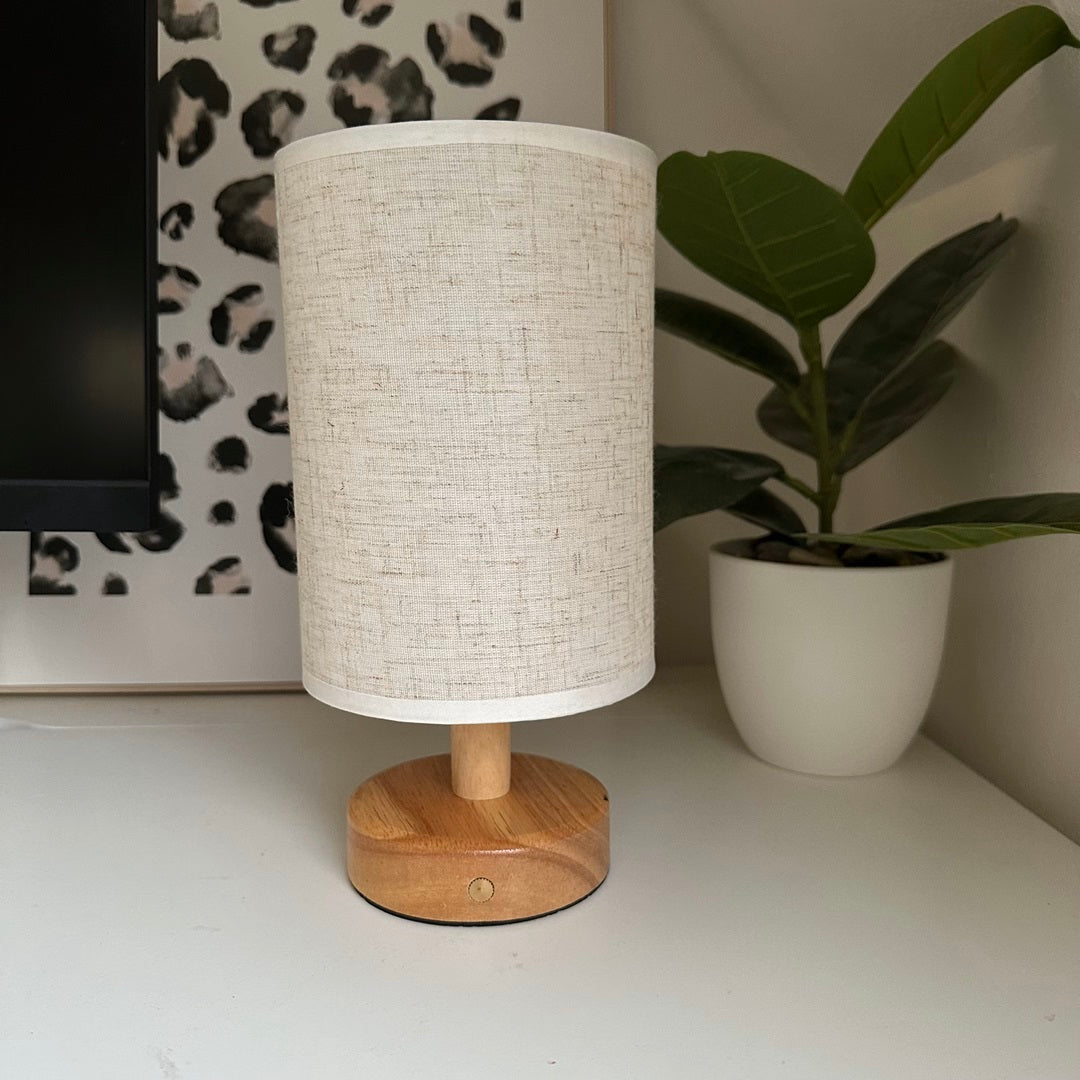 Nordic Linen Table Lamp