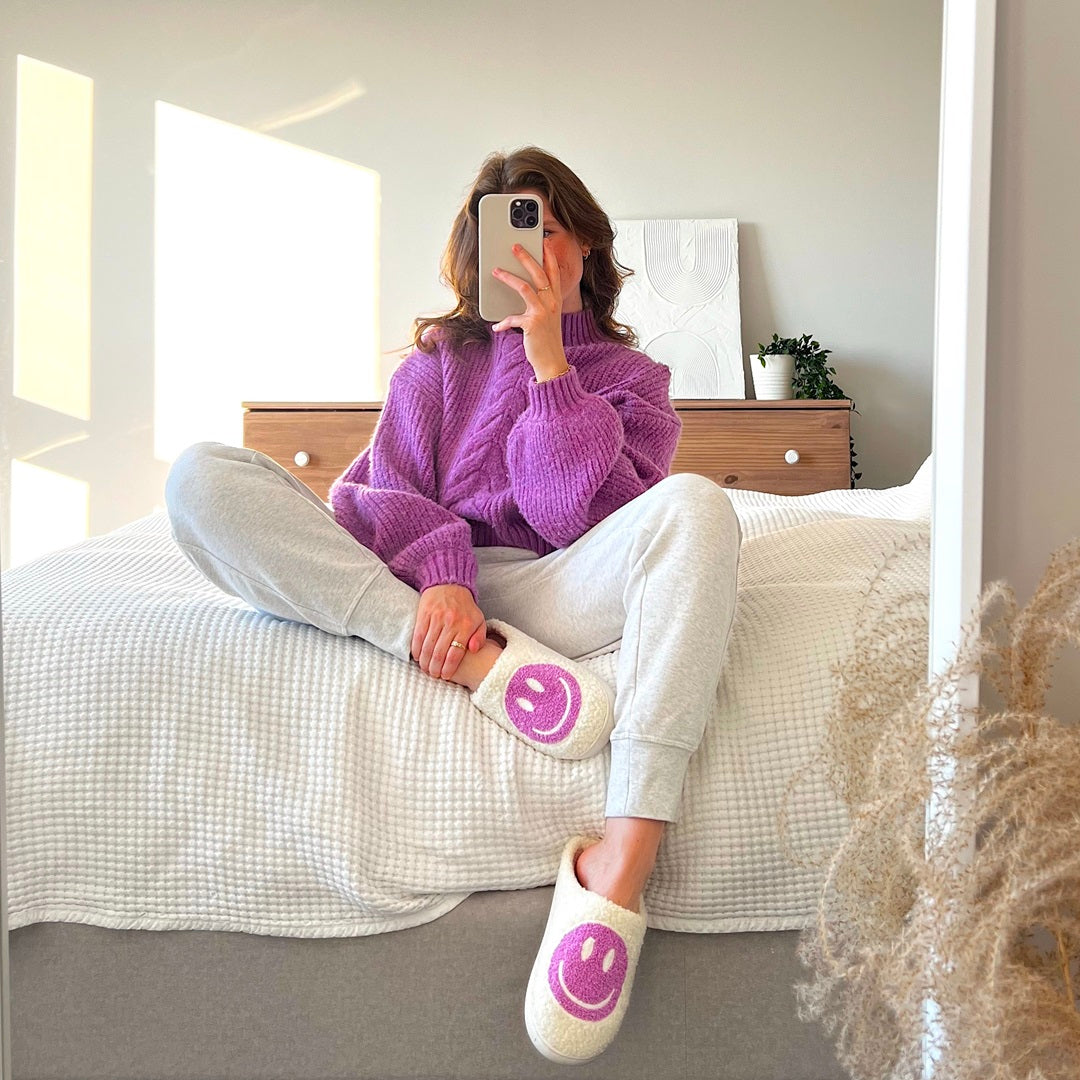 Limited Edition Happy Face Slippers