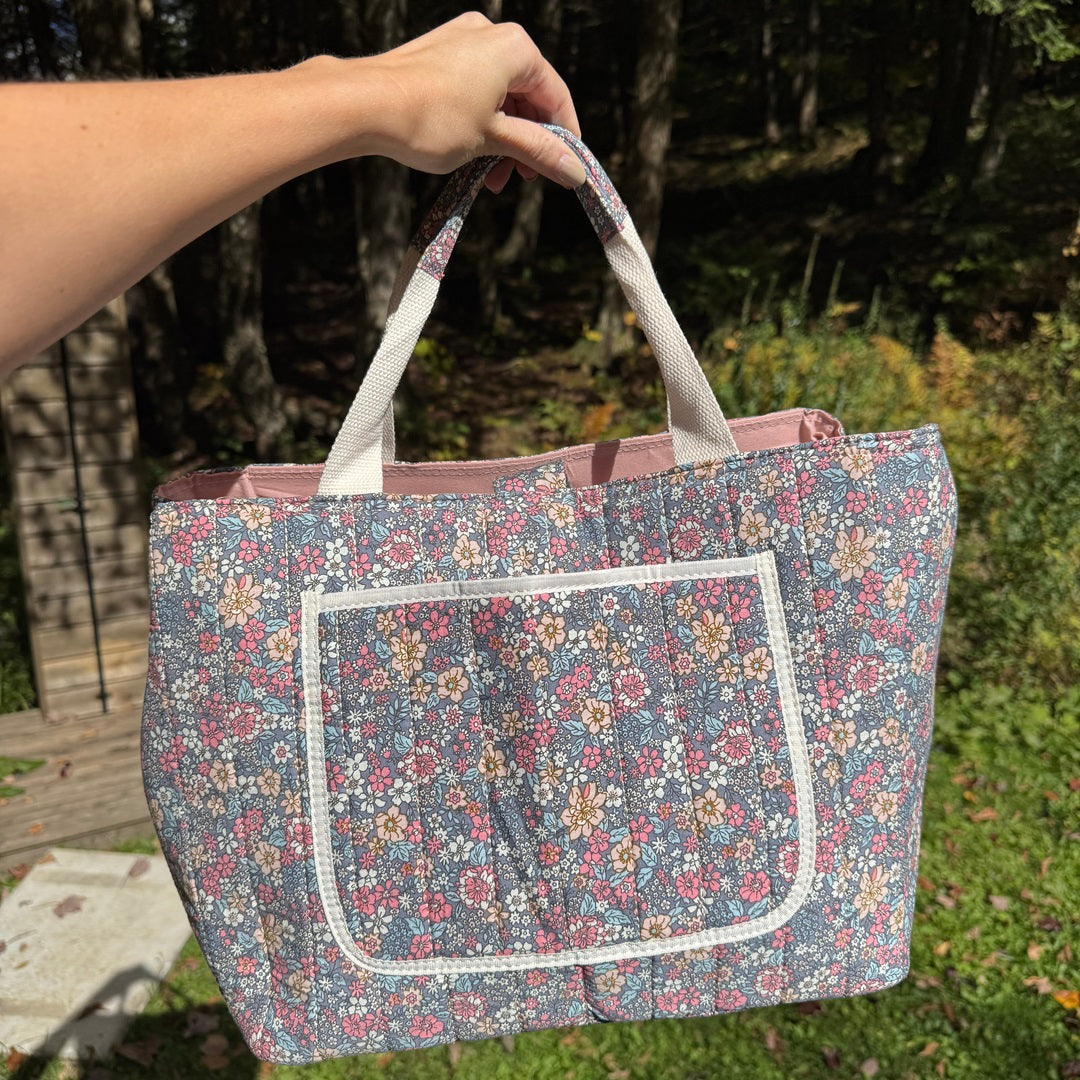 Large Floral Tote Bag