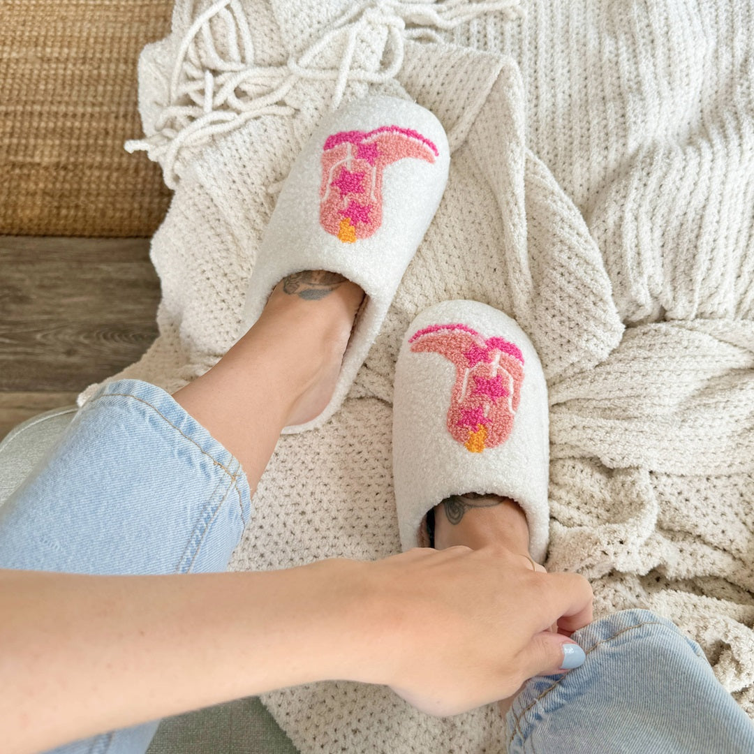 Chaussons bottes de cowboy