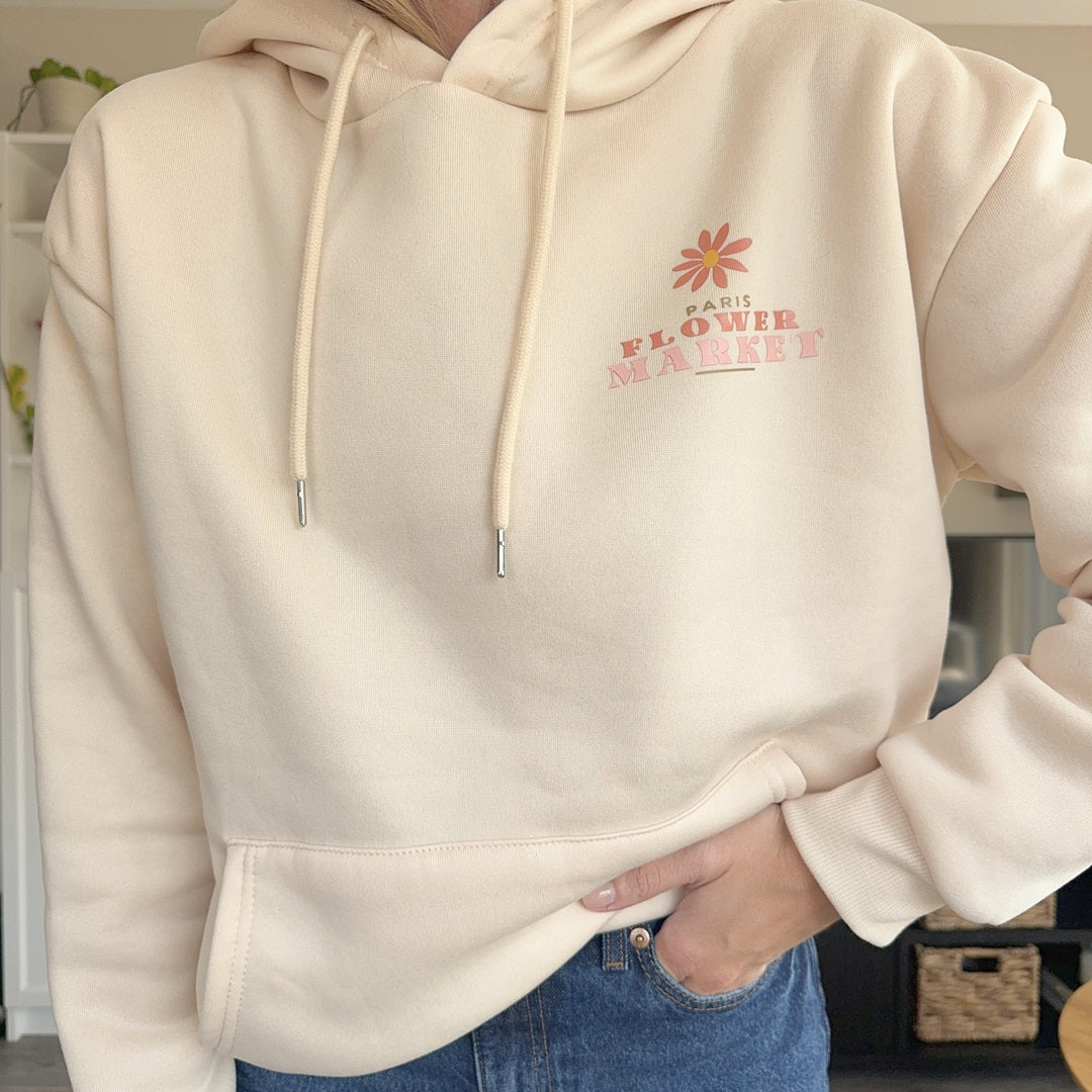 Paris Flower Market Hoodie