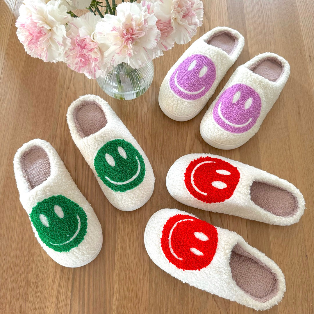 Limited Edition Happy Face Slippers