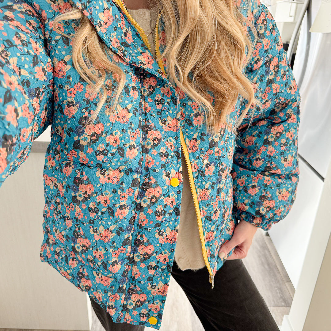 Elise Floral Quilted Jacket