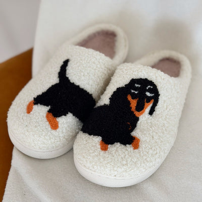 Dachshund Slip-on Slippers