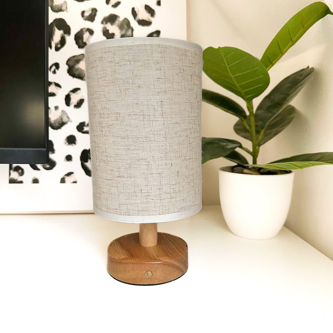 Nordic Linen Table Lamp