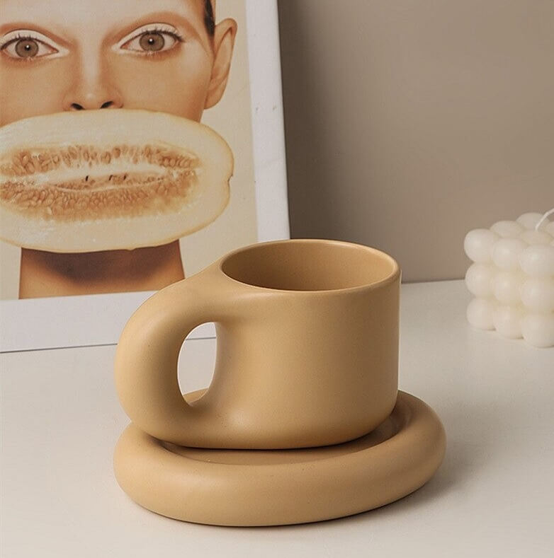 Nordic Ceramic Mugs Aesthetic Home Fashion Creativity Mug Coffee Cups Cute  Breakfast High Quality Tazas Originales